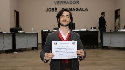 Marcelo Lopes Rayher recebe Moção Honrosa da Câmara de Vereadores